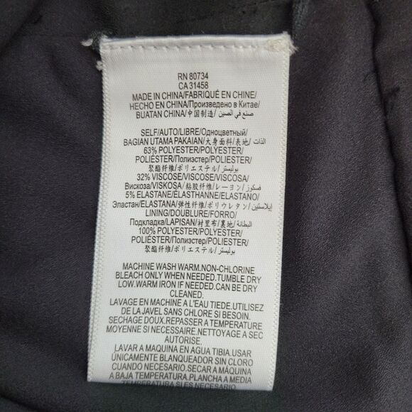 BCBGMaxAzria Abrielle Zip-Front Peplum Top SIZE XXS - Picture 11 of 14